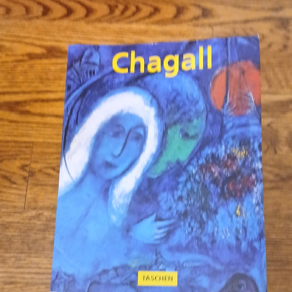 Taschen Chagall Art Book with Blue and Yellow Cover